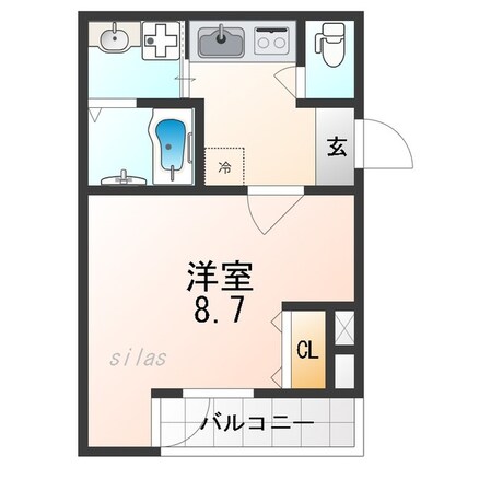 フジパレス尼崎常光寺の物件間取画像